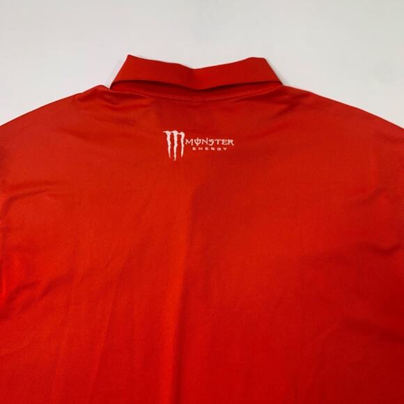 Nike Polo Shirt Mens XL Red Dri Fit Robert Trent Jones Golf Trail Course - Picture 11 of 13